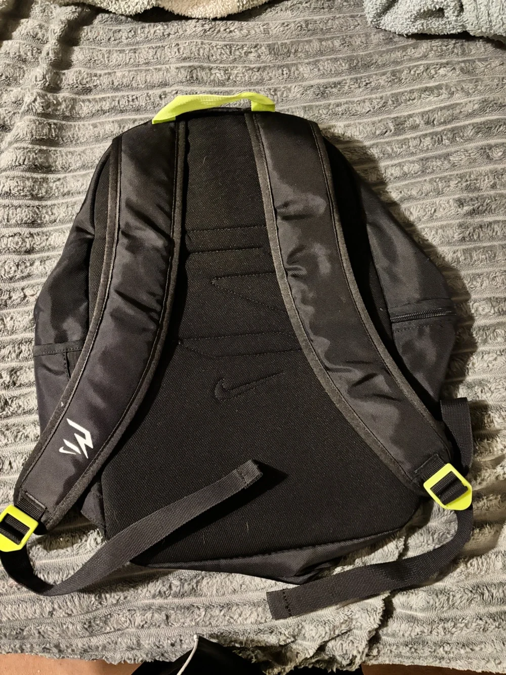 Nike Black and Neon Yellow Men's/kids Backpack